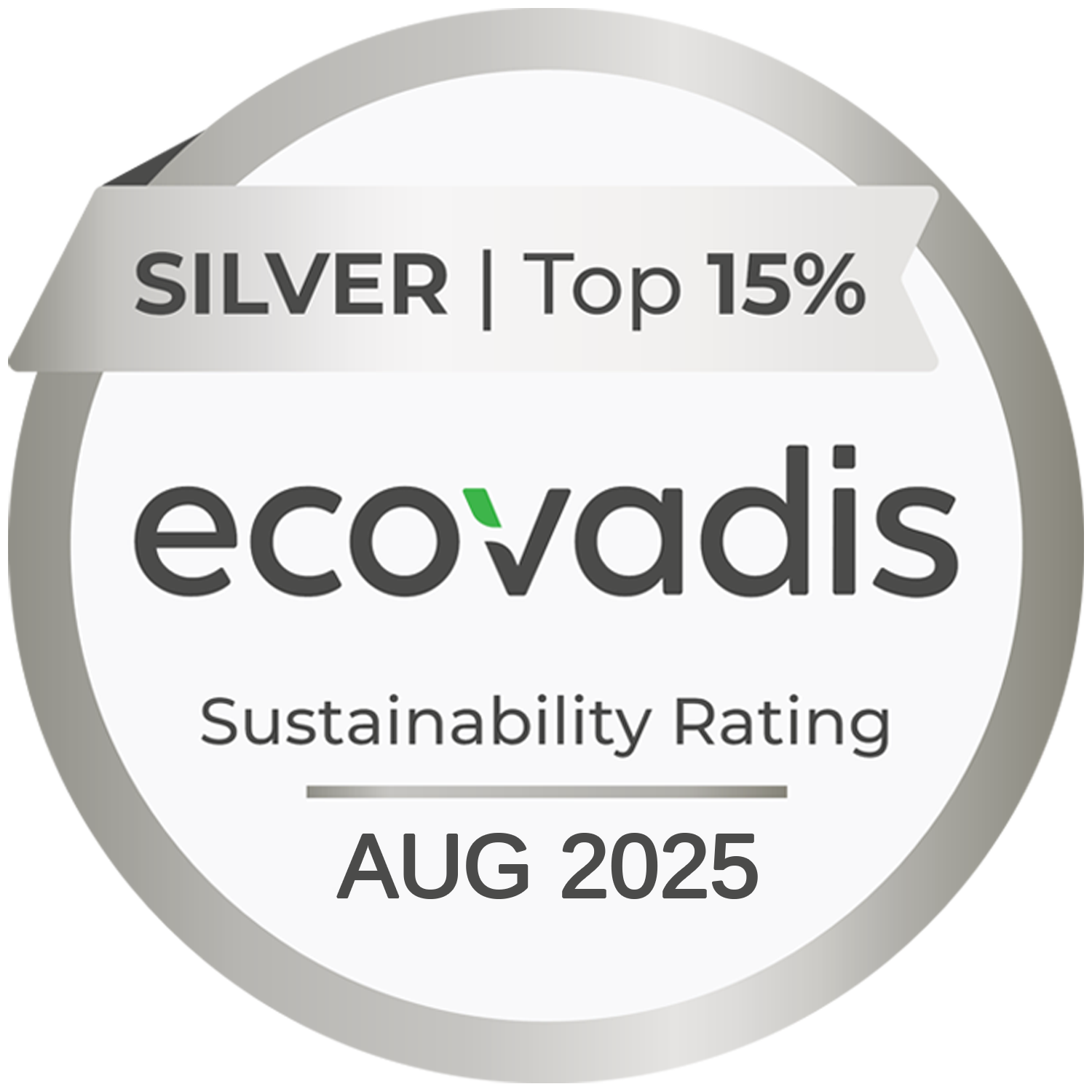 EcoVadis Silver Medal