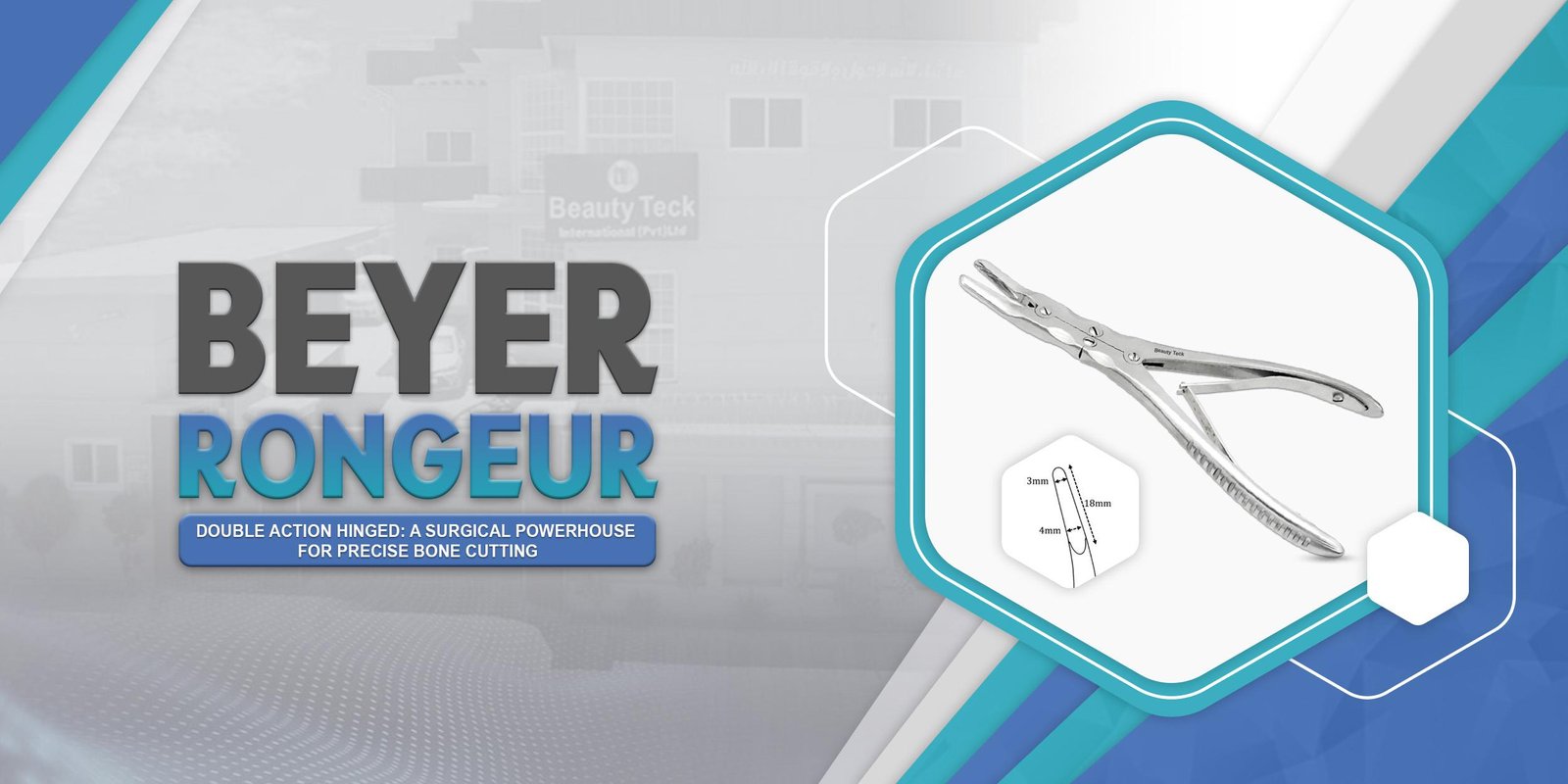 Beyer Rongeur Double Action Hinged: A Surgical Powerhouse for Precise Bone Cutting