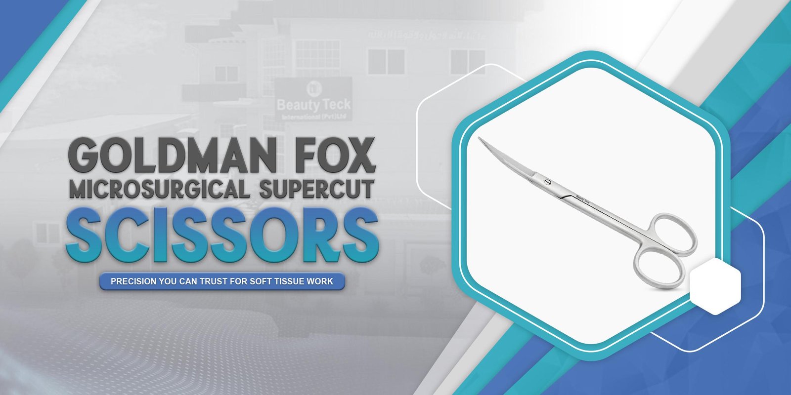 Goldman Fox Microsurgical Supercut Scissors: Precision You Can Trust for Soft Tissue Work