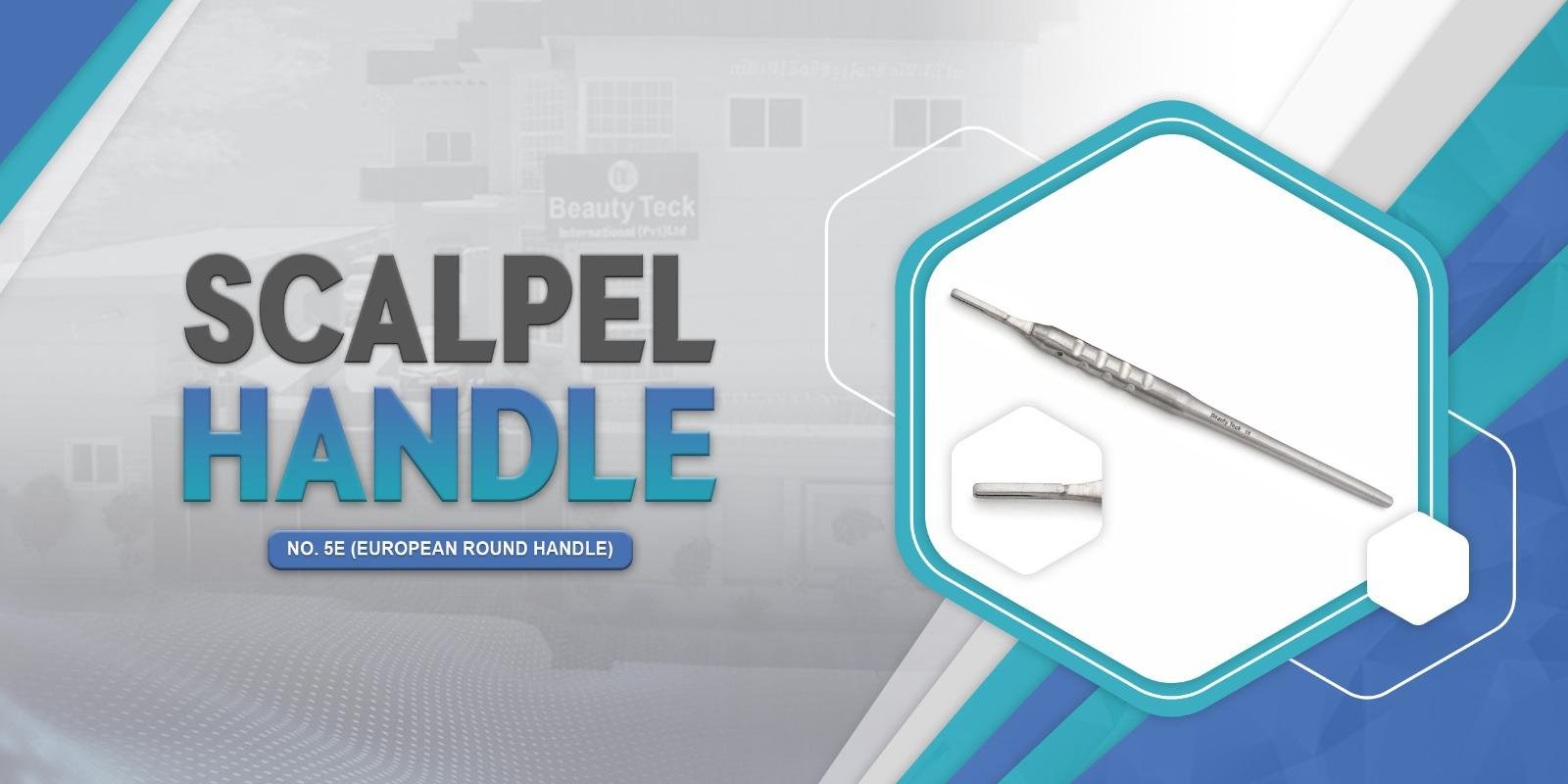 Scalpel Handle No. 5E (European Round Handle