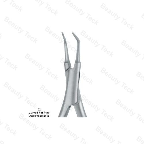 EXTRACTING FORCEPS AMERICAN PATTERN (CURVED FOR PINSS AND FRAGMENTS) FIG. 02