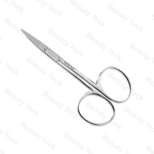  BEAUTY Teck Cuticle Scissors (Euro Screw, Mirror/Satin) Curved: BTB2-1130