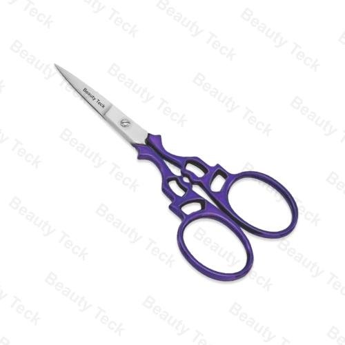  BEAUTY Teck Embroidery Scissors (Color Coated, Straight) BTB2-1375