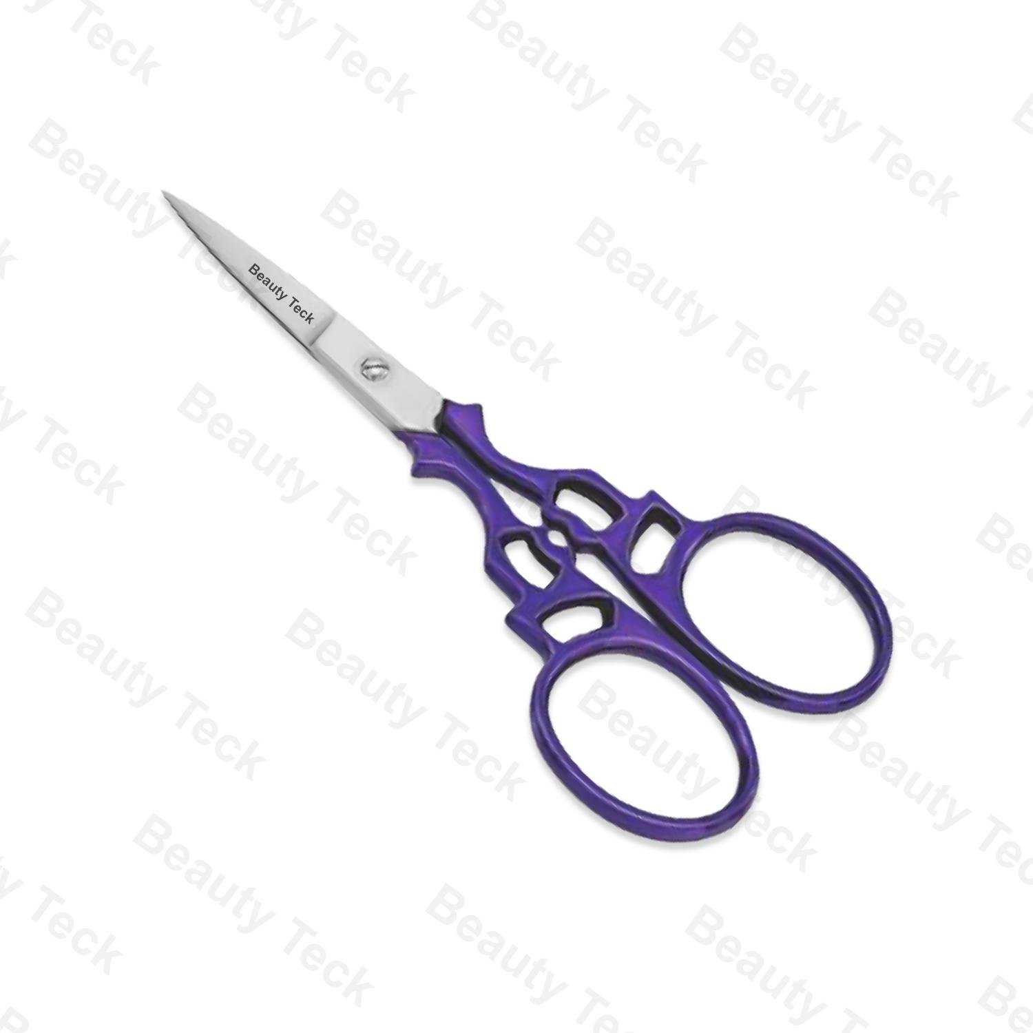  BEAUTY Teck Embroidery Scissors (Color Coated, Straight) BTB2-1375