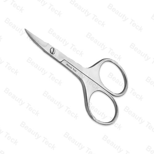  BEAUTY Teck Nail Scissors (Euro Screw, Mirror/Satin) Curved: BTB2-1229