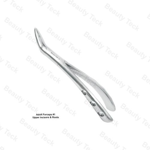  STANDARD ADULT EXTRACTING FORCEPS #1  (Upper incisors, roots)