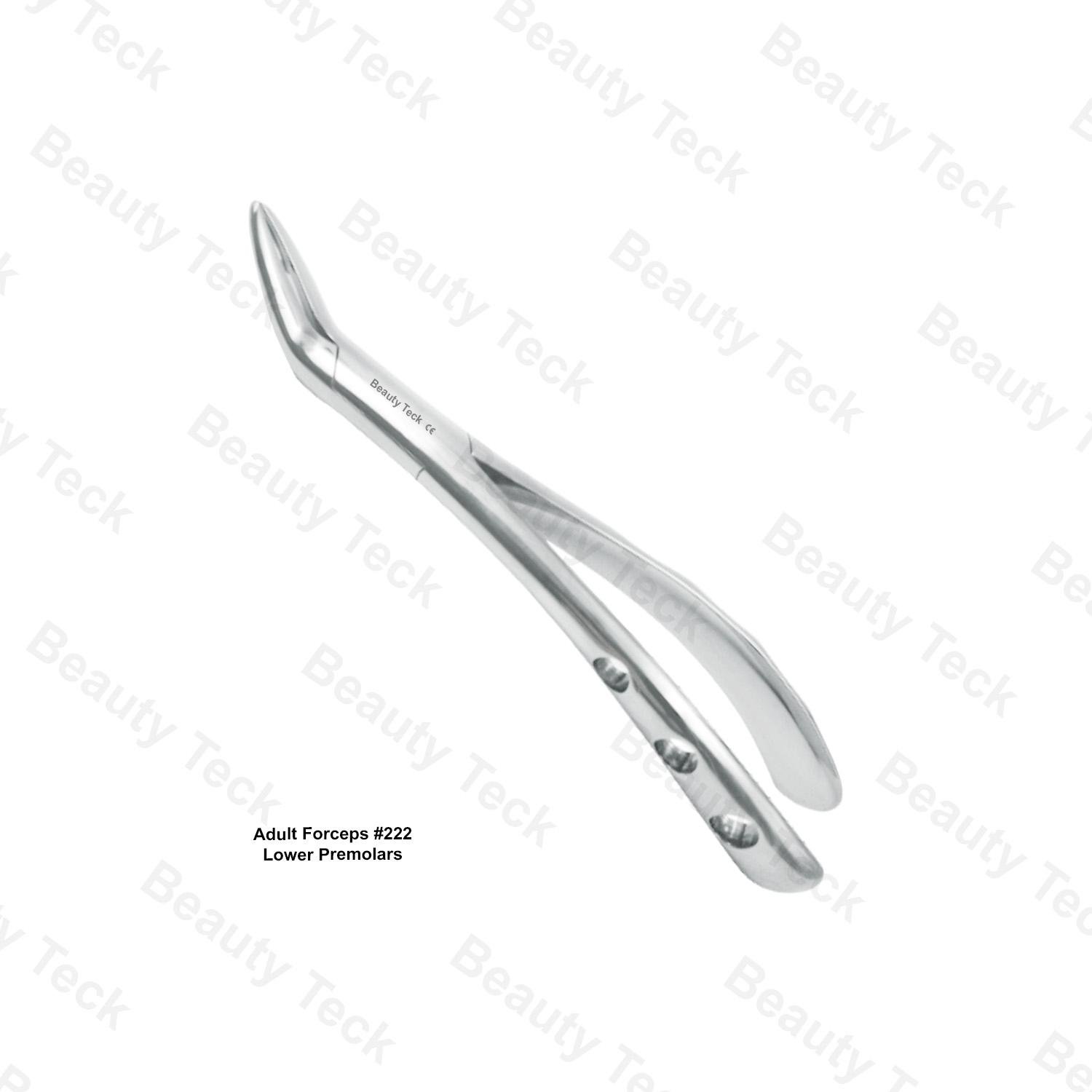  STANDARD ADULT EXTRACTING FORCEPS  #222  (Lower molars)
