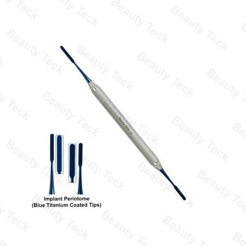 1 IMPLANT PERIOTOME (BLUE TITANIUM COATED TIP)
