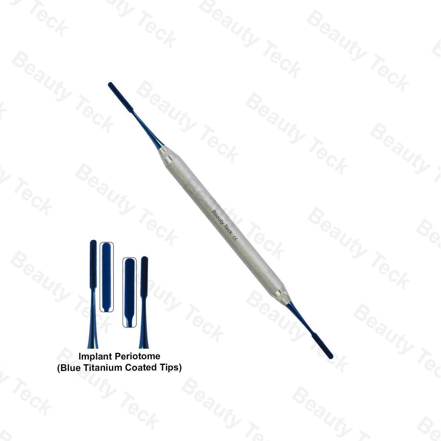 1 IMPLANT PERIOTOME (BLUE TITANIUM COATED TIP)