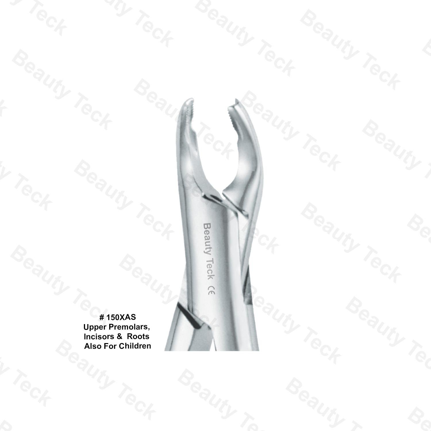 EXTRACTING FORCEPS AMERICAN PATTERN (UPPER PREMOLARS, INCISORS,& ROOTS - ALSO FOR CHILDREN)#150XAS
