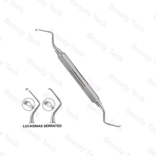 86AS LUCAS SERRATED CURETTE