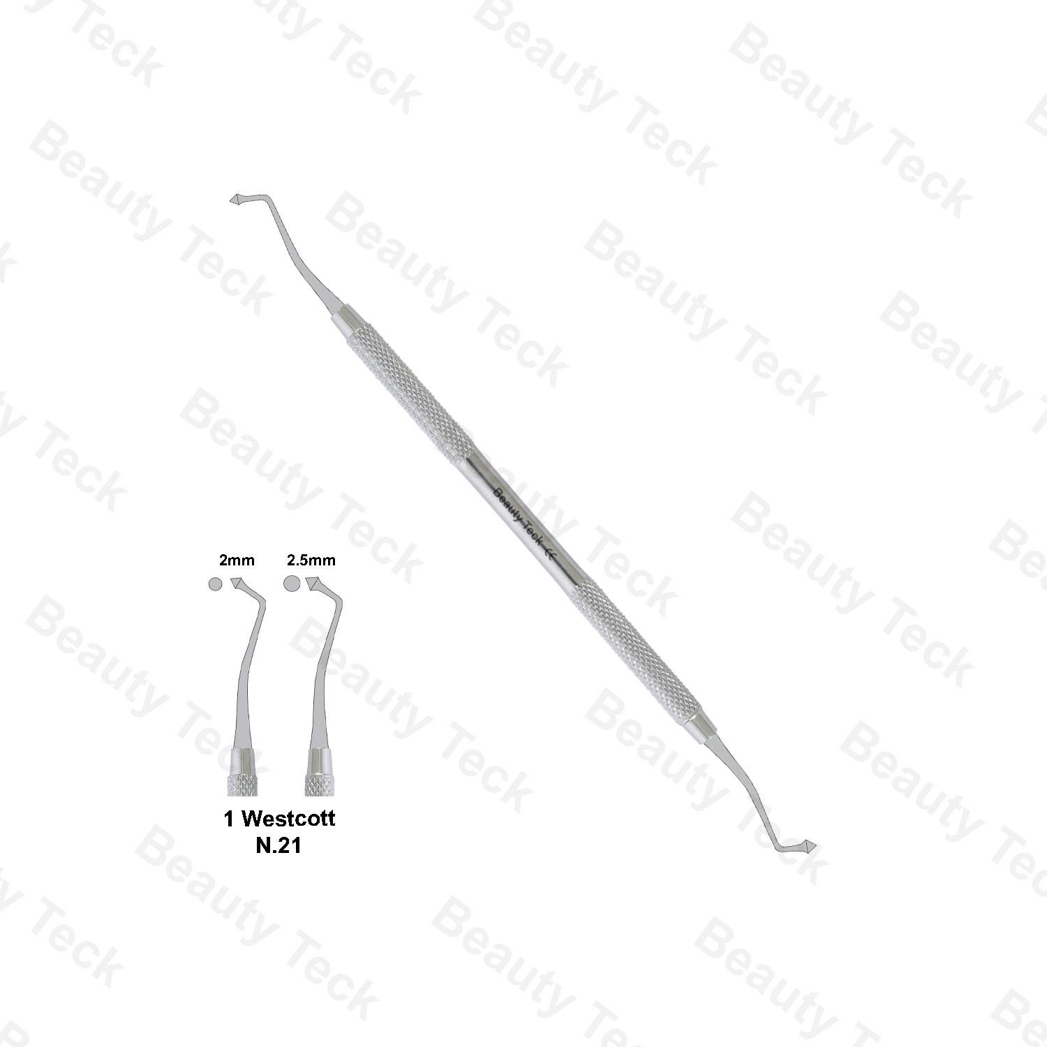 AMALGAM AND BURNISHER FILLER 1, WESTCOTT N.21 (2MM / 2.5MM)