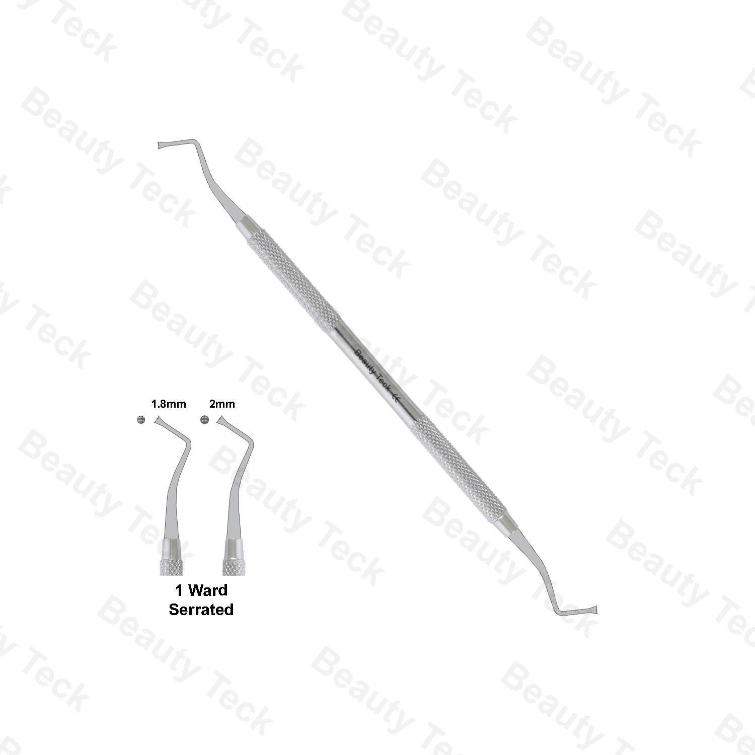 AMALGAM AND PLASTIC FILLER  WARD SERRATED 1 (1.8MM/2MM)