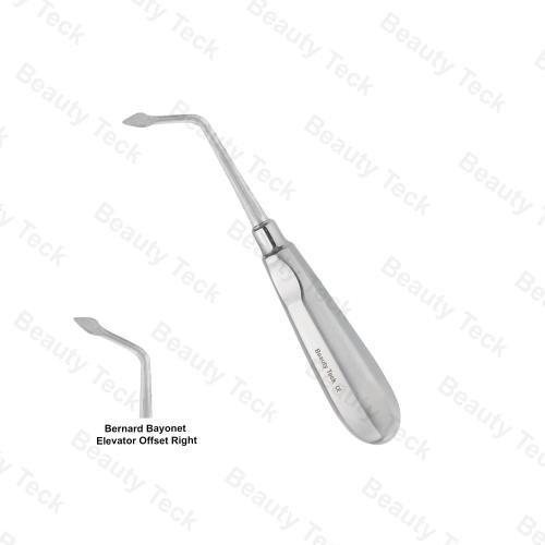 ATRAUMATIC EXTRACTION BERNARD BAYONET ELEVATOR (OFFSET RIGHT)