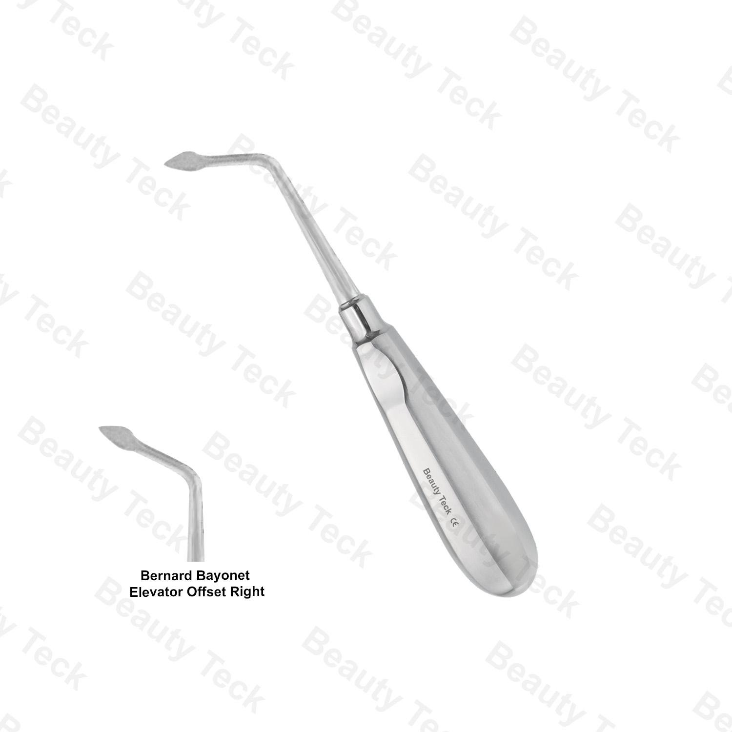 ATRAUMATIC EXTRACTION BERNARD BAYONET ELEVATOR (OFFSET RIGHT)