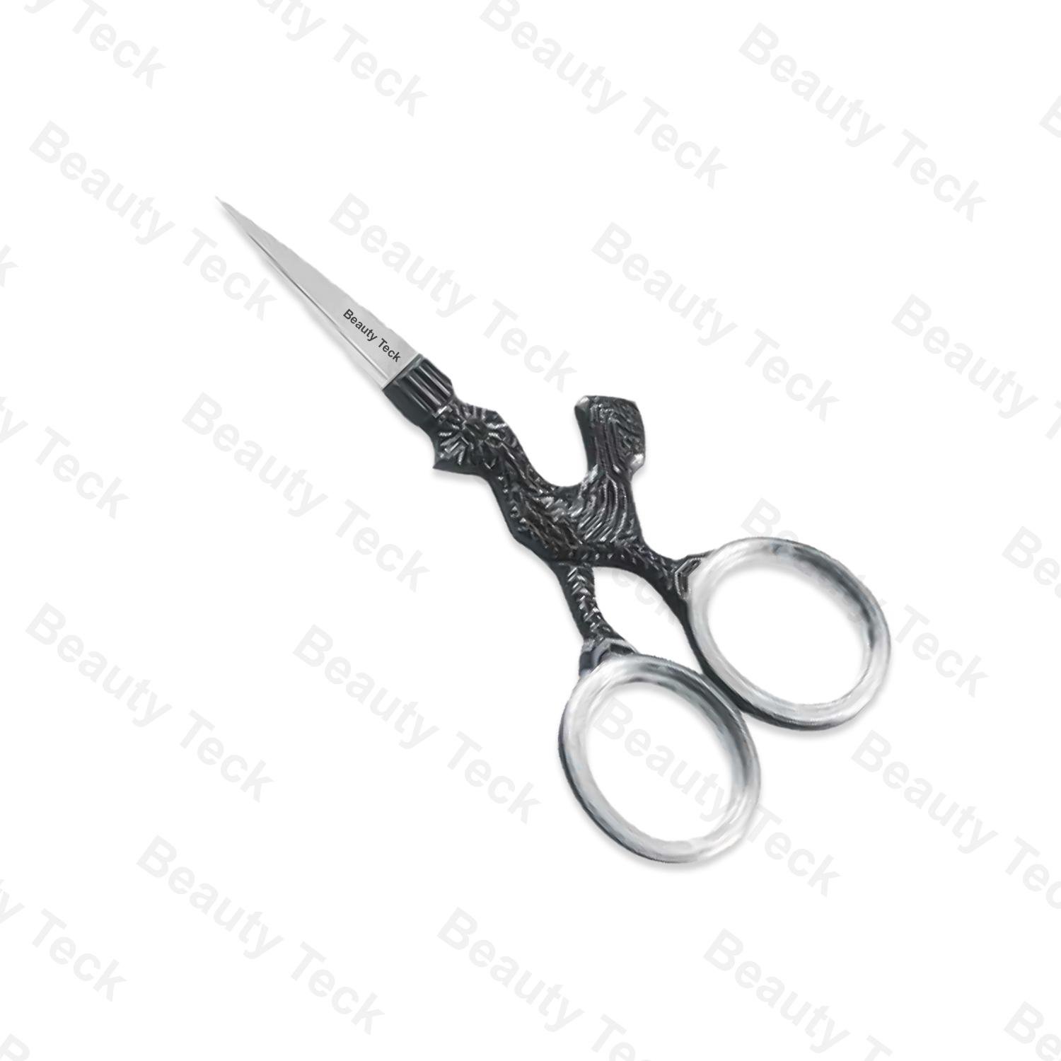 BEAUTY Teck Clock Embroidery Scissors (Color Coated, Straight) BTB2-1363