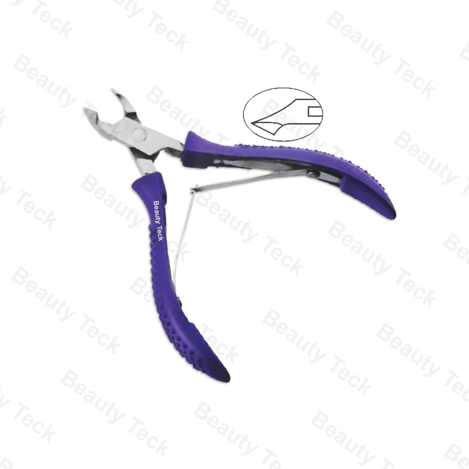 BEAUTY Teck Cuticle Nipper (Lap Joint, Double Spring, PVC Handle) BTB3-1296, BTB3-1297