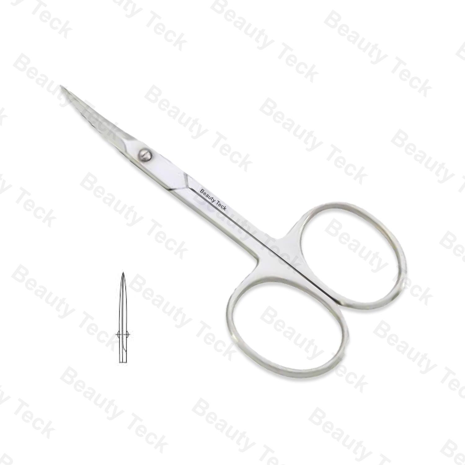 BEAUTY Teck Cuticle Scissors (Euro Screw, Mirror/Satin) BTB2-1049
