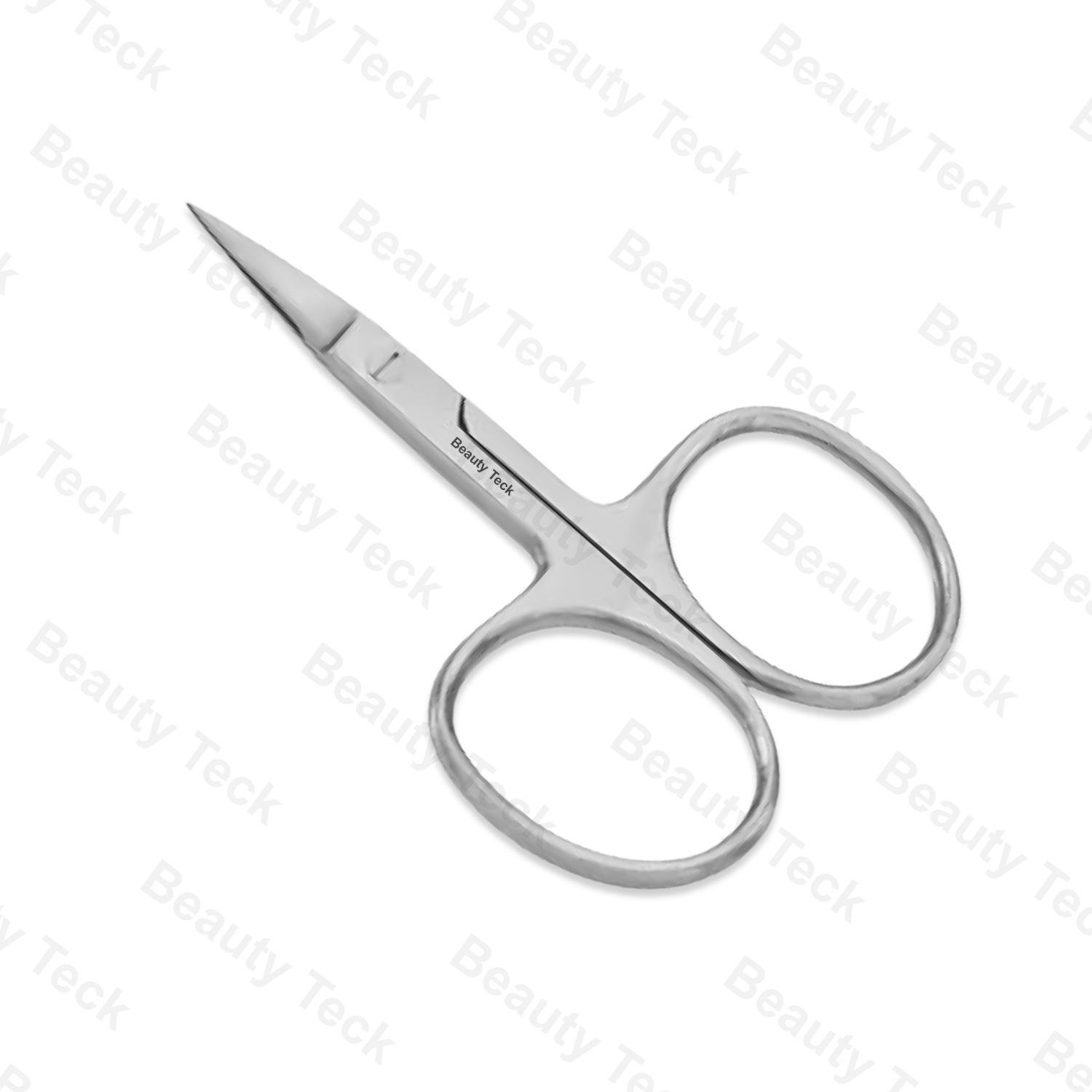 BEAUTY Teck Cuticle Scissors (Fix Screw, Mirror/Satin) BTB2-1100