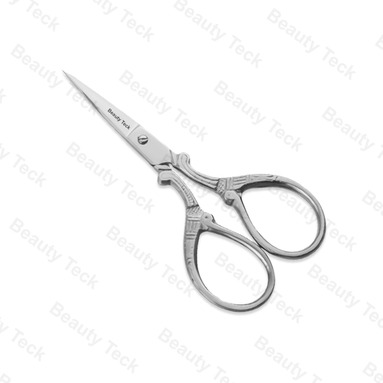 BEAUTY Teck Embroidery Scissors (Mirror/Satin, Straight) - Model B BTB2-1347