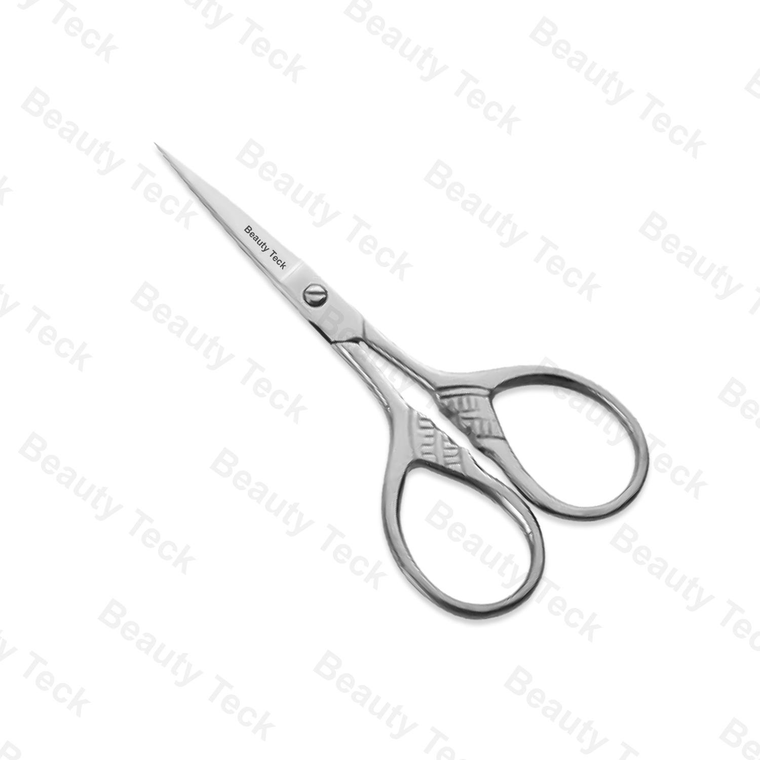 BEAUTY Teck Embroidery Scissors (Mirror/Satin, Straight) - Model C BTB2-1349