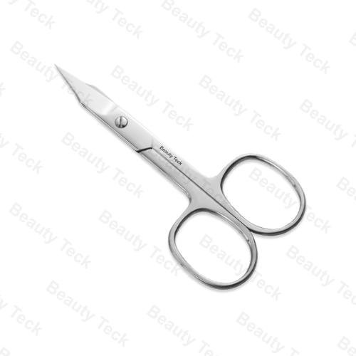 BEAUTY Teck Nail Scissors (Euro Screw, Mirror/Satin) Curved: BTB2-1193 