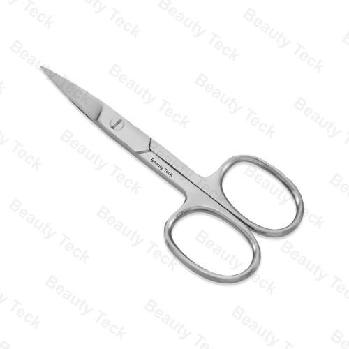 BEAUTY Teck Nail Scissors (Fix Screw, Mirror/Satin) Curved: BTB2-1247