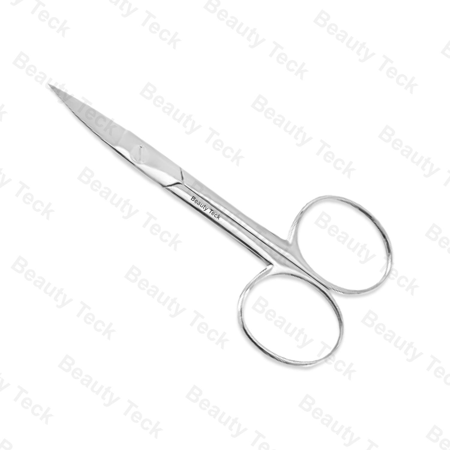 BEAUTY Teck Nail Scissors (Fix Screw, Mirror/Satin) Straight: BTB2-1250
