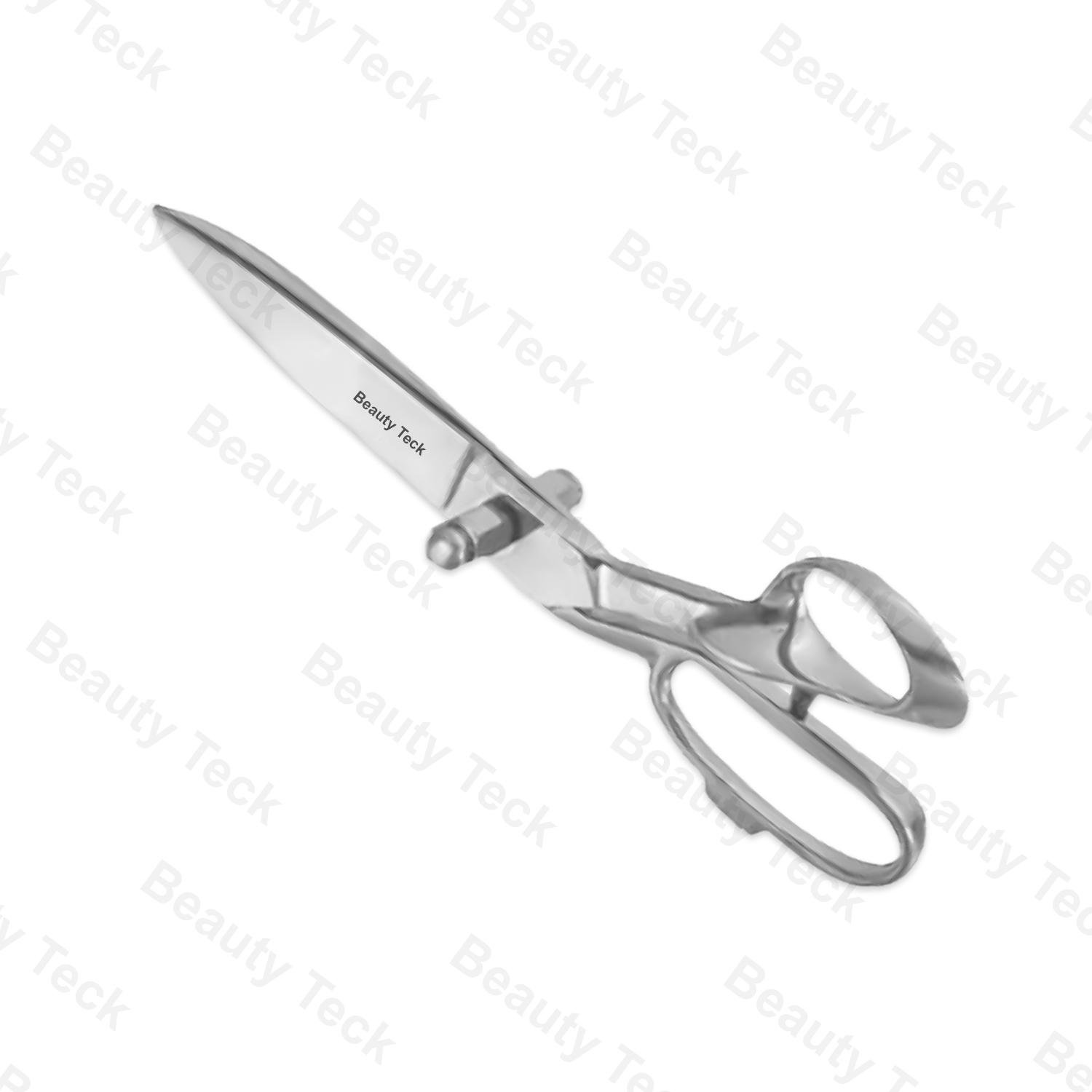 Beauty Teck Utility Scissors – Big Adjustable Tension Nut, Mirror/Satin BTB2-1418