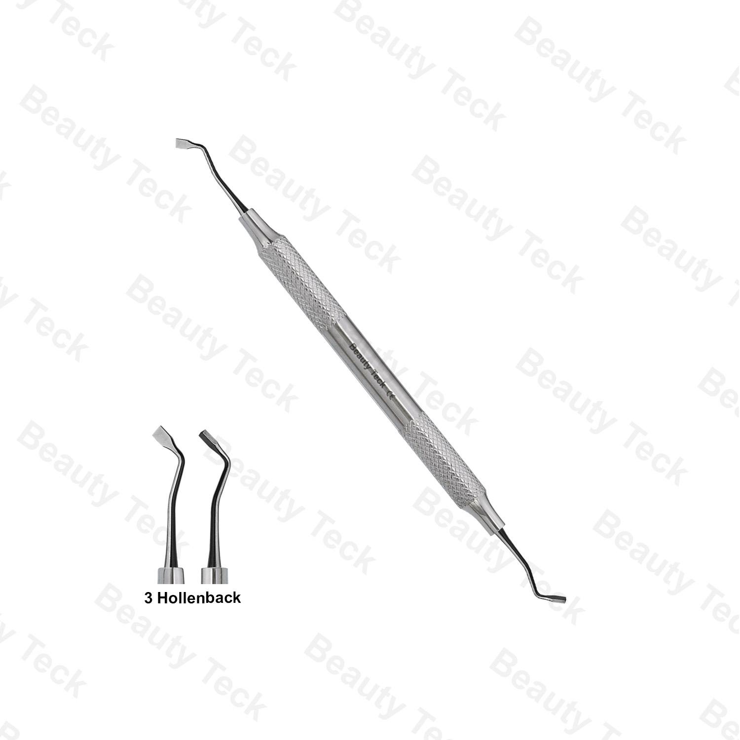 BLACK TITANIUM COLOUR COATED TIP INSTRUMENT (3 HOLLENBACK)