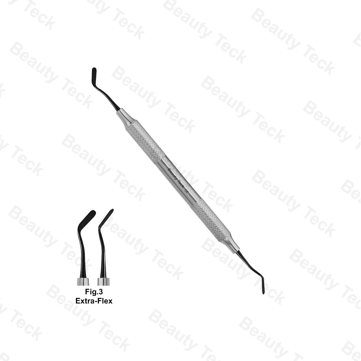 BLACK TITANIUM COLOUR COATED TIP INSTRUMENT (FIG.3 EXTRA-FLEX)