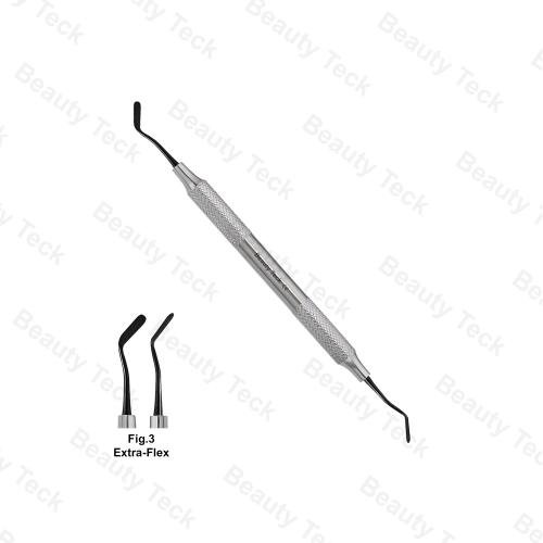 BLACK TITANIUM COLOUR COATED TIP INSTRUMENT (FIG.3 EXTRA-FLEX)