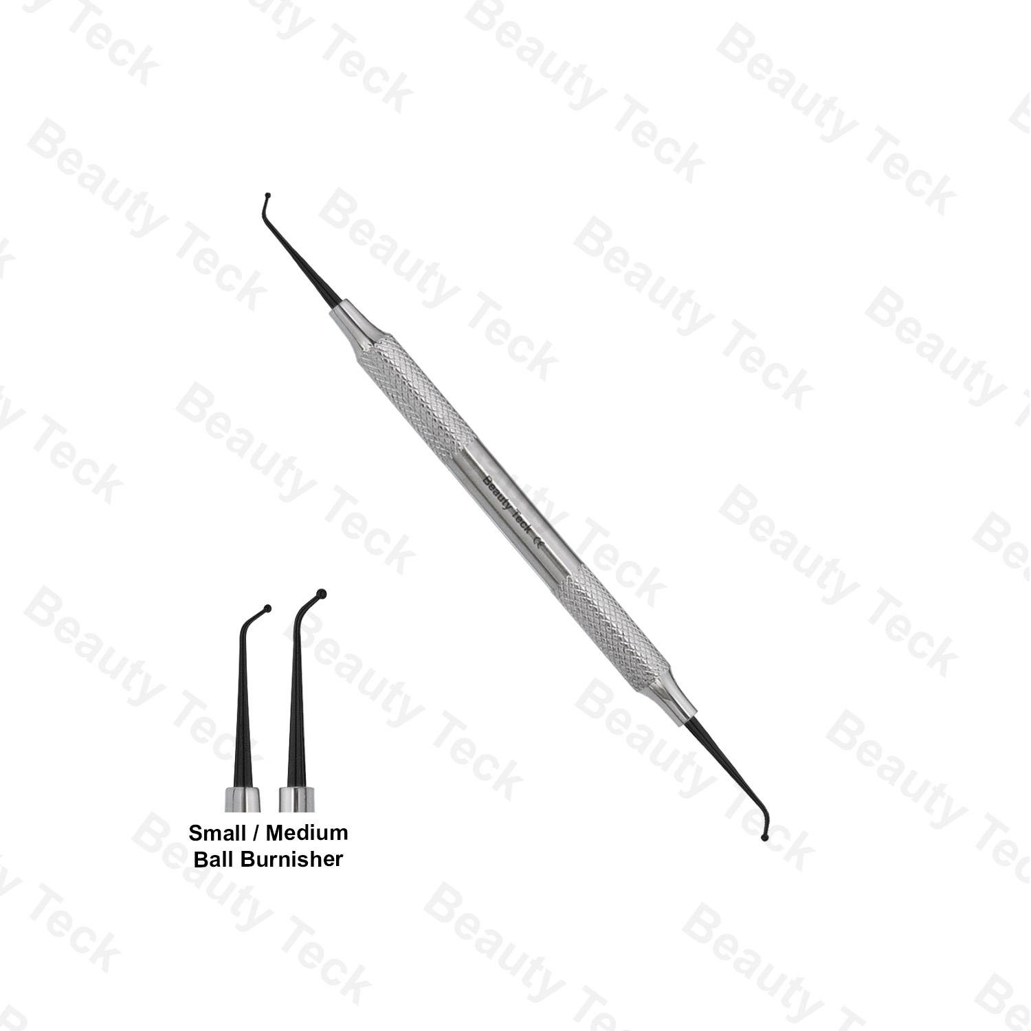 BLACK TITANIUM COLOUR COATED TIP INSTRUMENT (FREEDMAN SMALL/MEDIUM BALL BURNISHER)