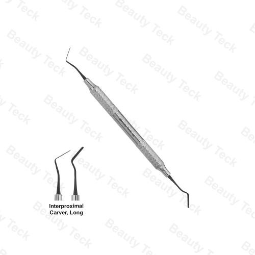 BLACK TITANIUM COLOUR COATED TIP INSTRUMENT (INTERPROXIMAL CARVER, LONG)