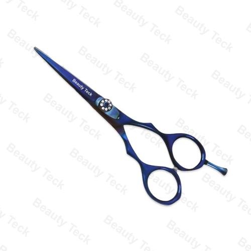 BTB1-1214 Series – Blue Titanium Coated Barber Scissors