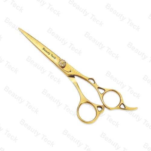 BTB1-1256 Series – Gold Titanium Coated Barber Scissors