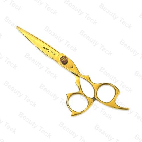 BTB1-1268 Series – Gold Titanium Coated Barber Scissors