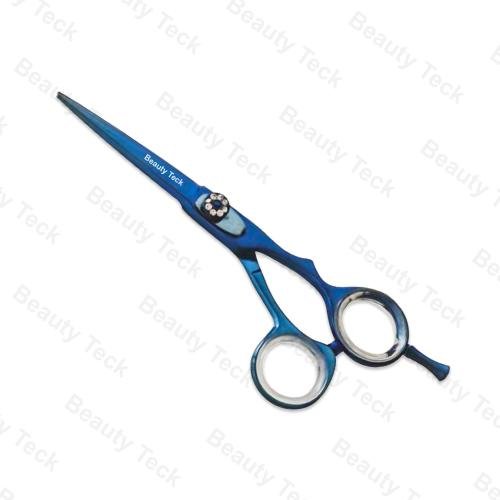 BTB1-1274 Series – Blue Titanium Coated Barber Scissors