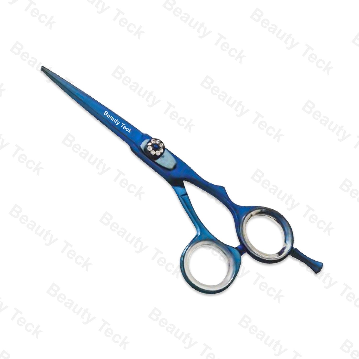 BTB1-1274 Series – Blue Titanium Coated Barber Scissors