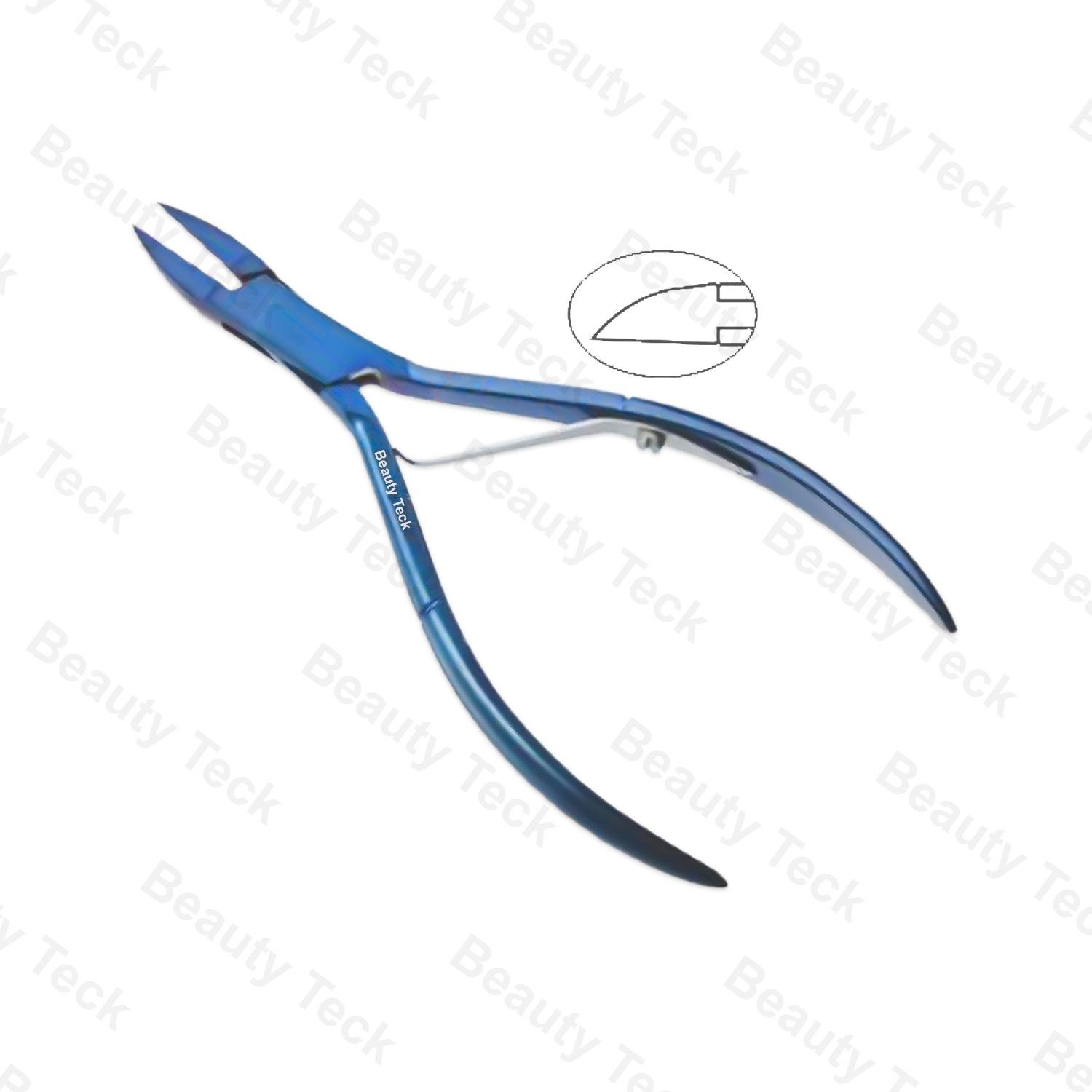 BTB3-1125/1126 Blue Titanium Cuticle Cutter