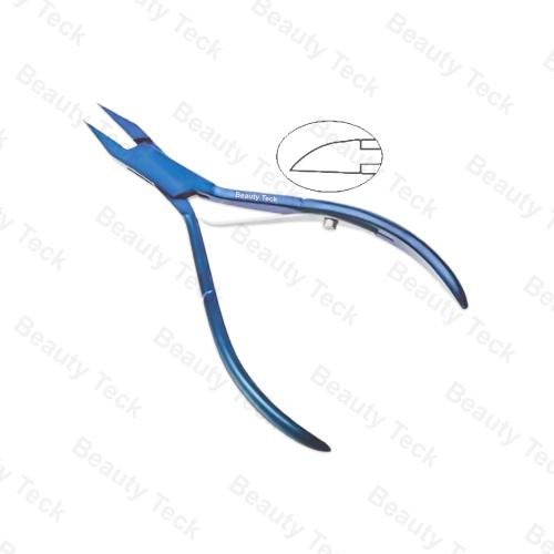 BTB3-1127/1128 Blue Titanium Cuticle Cutter