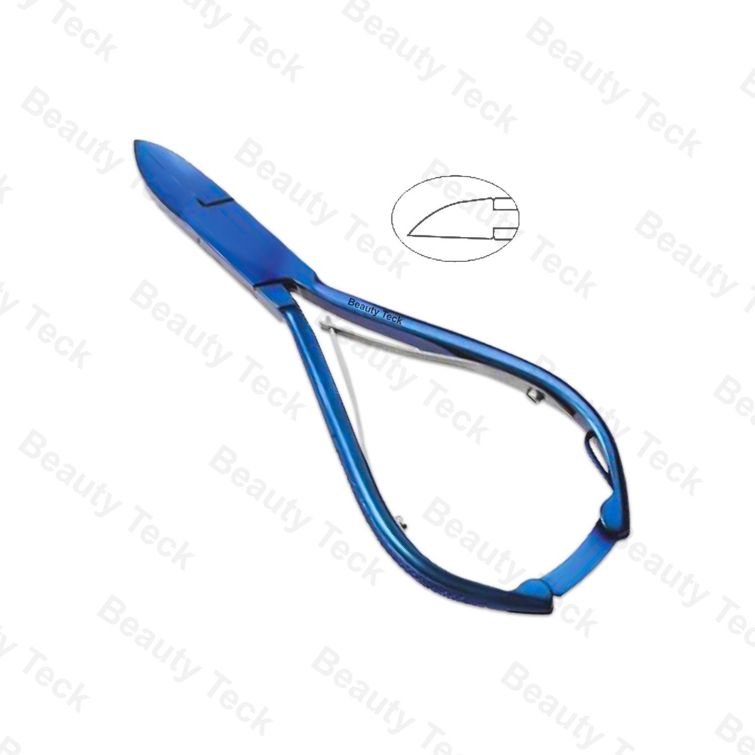 BTB3-1204/1205 Blue Titanium Cuticle Nipper