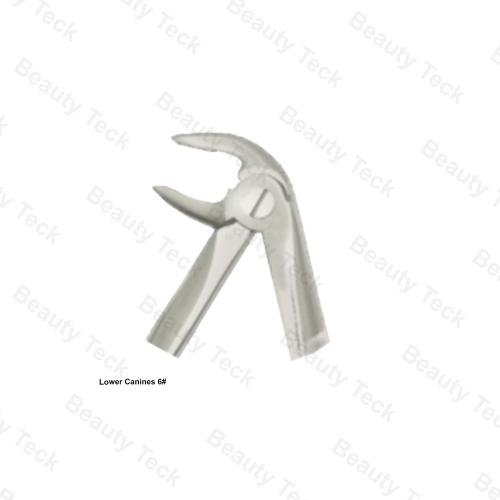 CHILDREN'S EXTRACTING FORCEPS LOWER SECTION   (FIG.6A LOWER DOUBLE-ROOTED TEETH OF CHILD)