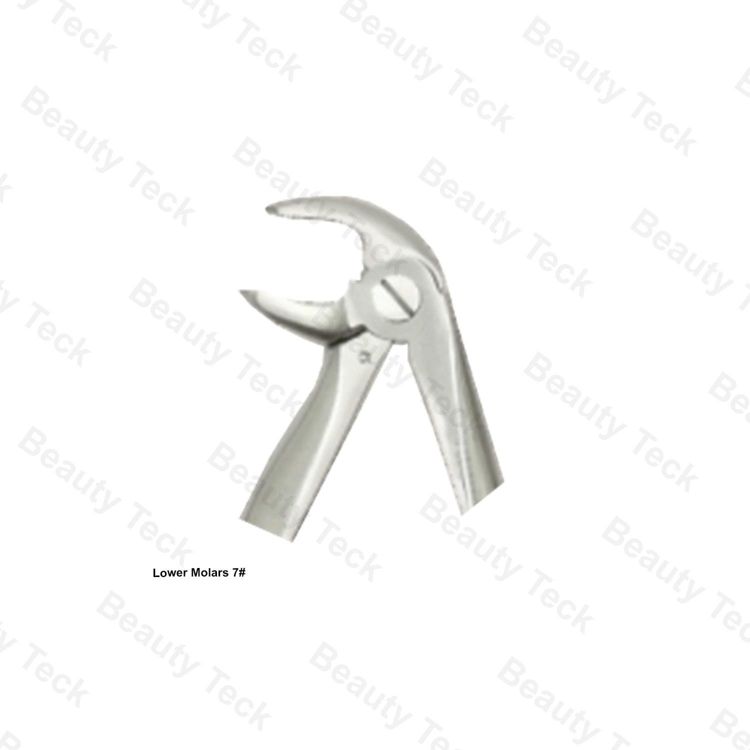 CHILDREN'S EXTRACTING FORCEPS LOWER SECTION   (FIG.7 LOWER MOLAR OF CHILD)