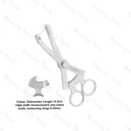 CLAMP OSTEOMETER LENGTH 15.5cm, TWO-SIDED SCALE, 0-25mm)