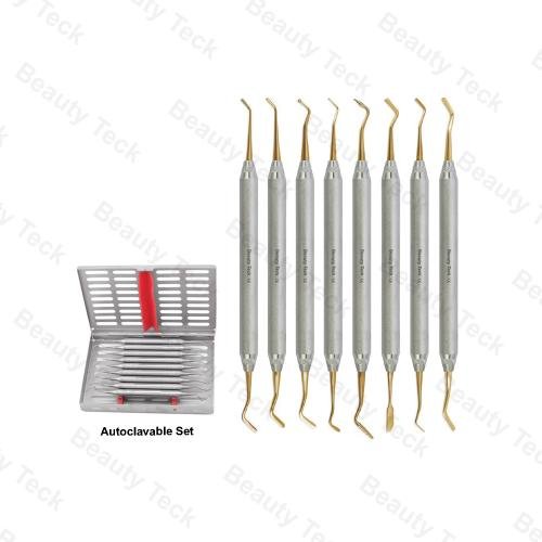 COMPOSITE FILLING INSTRUMENT AUTOCLAVABLE SET OF 8 