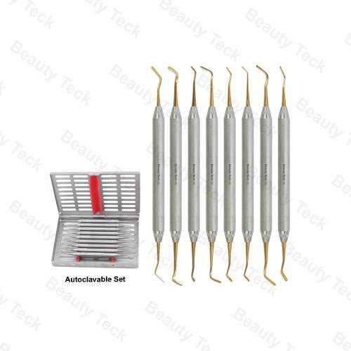 COMPOSITE FILLING INSTRUMENT AUTOCLAVABLE SET OF 9