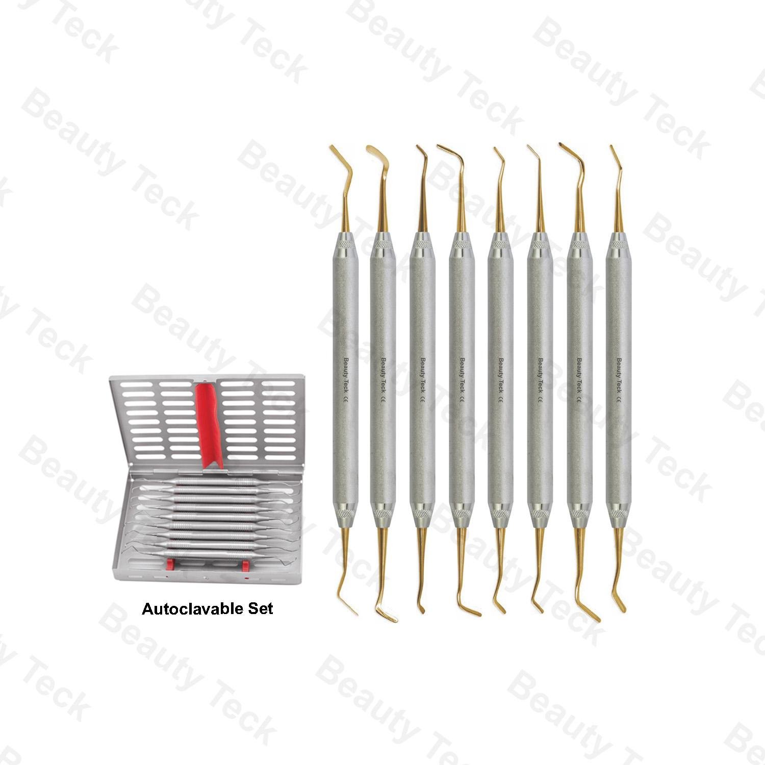 COMPOSITE FILLING INSTRUMENT AUTOCLAVABLE SET OF 9