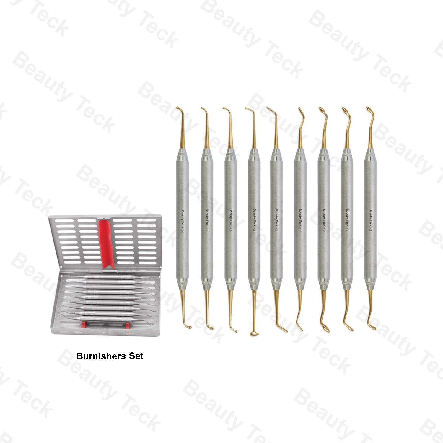 COMPOSITE FILLING INSTRUMENT BURNISHER SET OF 9