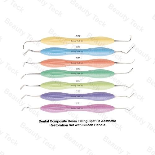 COMPOSITE RESIN FILLING SPATULA AESTHETIC RESTORATION SET OF 7